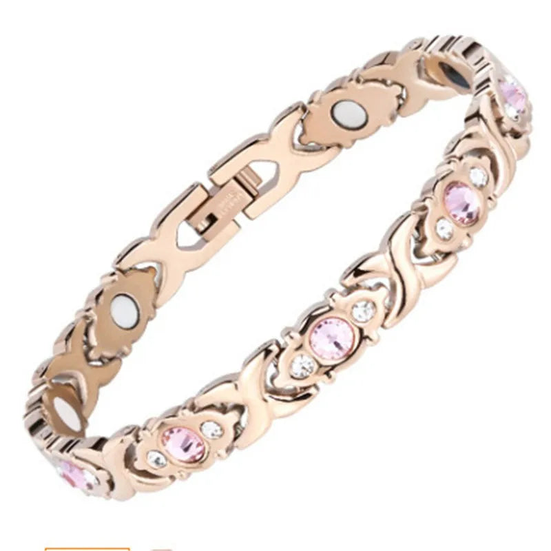 Weight Loss Energy Magnets Jewelry Trendy Women Jewelry Slimming Bangle Bracelets Twisted Magnetic Therapy Bracelet Health Care