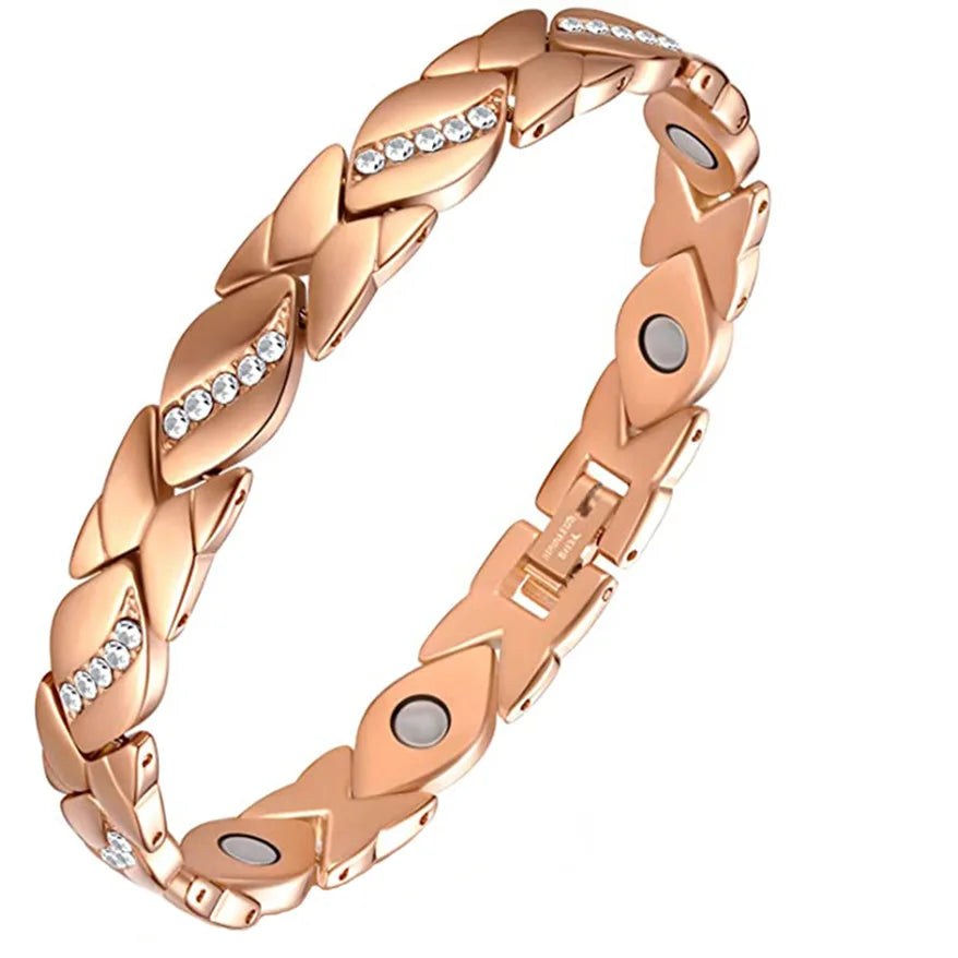 Weight Loss Energy Magnets Jewelry Trendy Women Jewelry Slimming Bangle Bracelets Twisted Magnetic Therapy Bracelet Health Care
