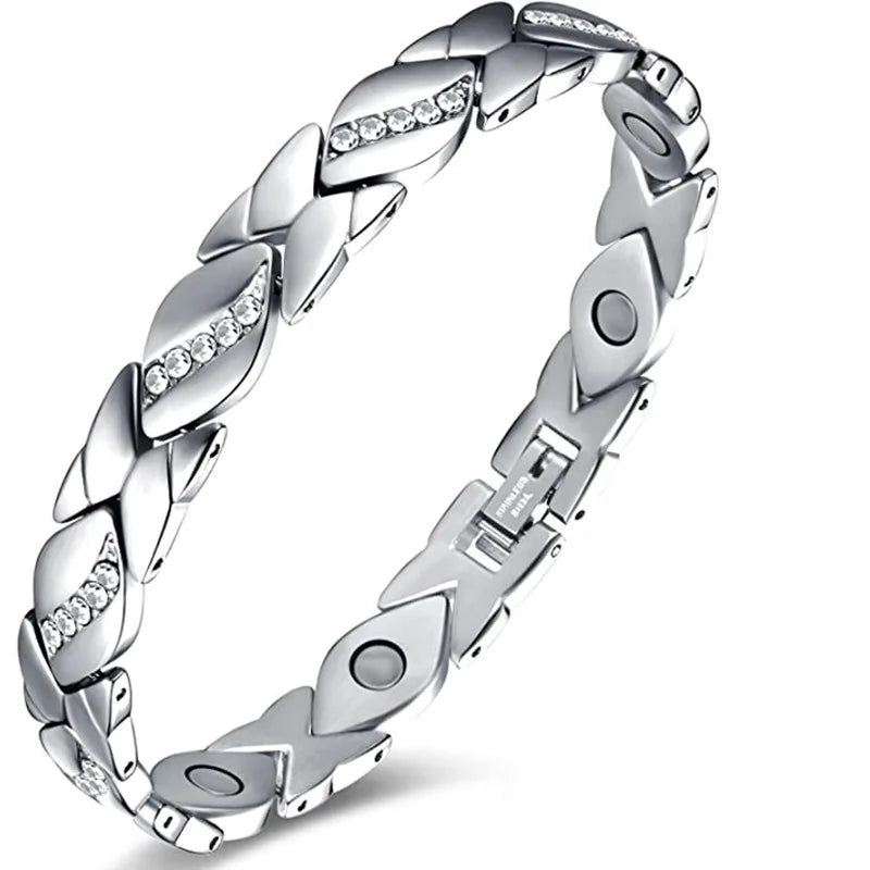 Weight Loss Energy Magnets Jewelry Trendy Women Jewelry Slimming Bangle Bracelets Twisted Magnetic Therapy Bracelet Health Care